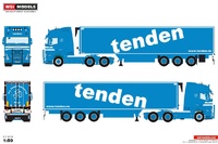 Volvo FH5 GL XXL + Kühlaufleger - Tenden Wsi Models 01-4647 Maßstab 1:50