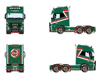 Volvo Fh5 Globetrotter Xl 6X2 Twin Steer Solam Wsi Models 01-4564 Maßstab 1:50 