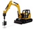 Cat 308 CR Mini Hydraulic Excavator - Next Generation Diecast Masters 85596 scale 1/50