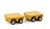 Scheuerle Inter Combi 2 axles yellow Wsi Models B.V. 04-2149 scale 1/50