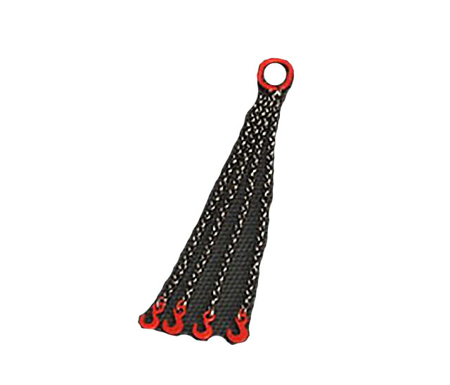 1.2mm four Chain Slings 8 cm - Red Ycc Models YC306-R ​scale 1/50 