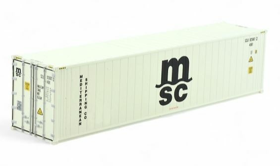 40ft Reefer Container MSC Tekno 86888 scale 1/50 