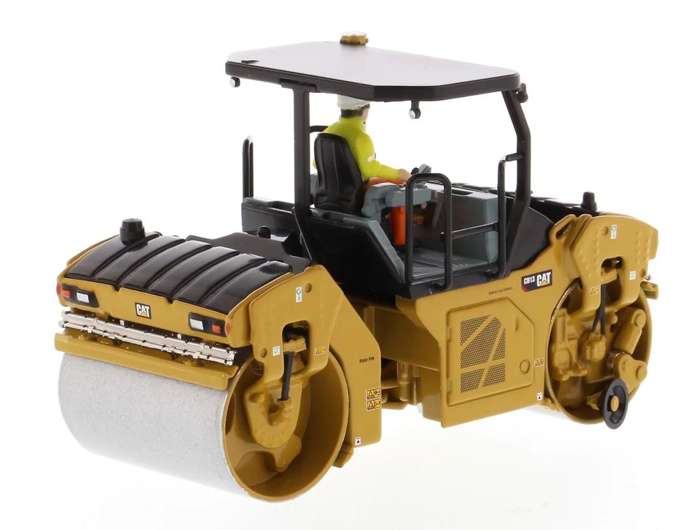 Cat CB-13 Tandem Vibratory Roller with ROPS Diecast Masters 85594 scale 1/50 