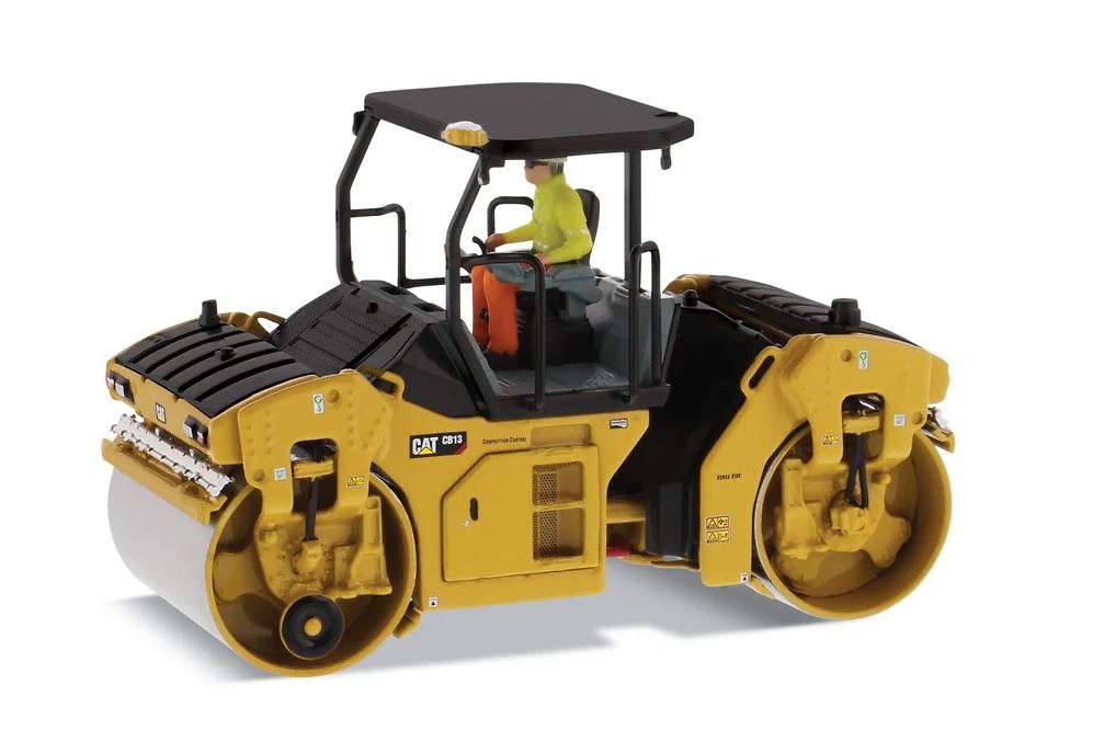 Cat CB-13 Tandem Vibratory Roller with ROPS Diecast Masters 85594 scale 1/50 