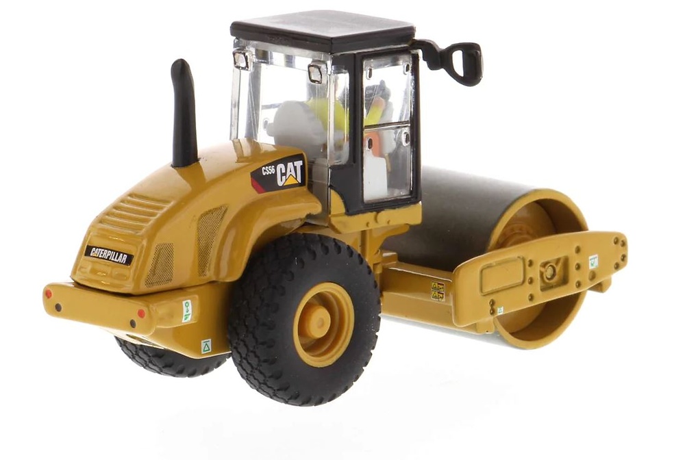 Cat CS56 Smooth Drum Vibratory Soil Compactor Diecast Masters 85246 scale 1/87 