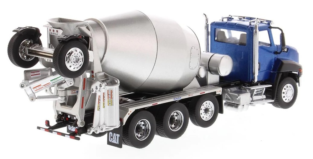 Cat CT660 Day Cab Tractor with Metal McNeilus Concrete Mixer Diecast Master 85664c scale 1/50 