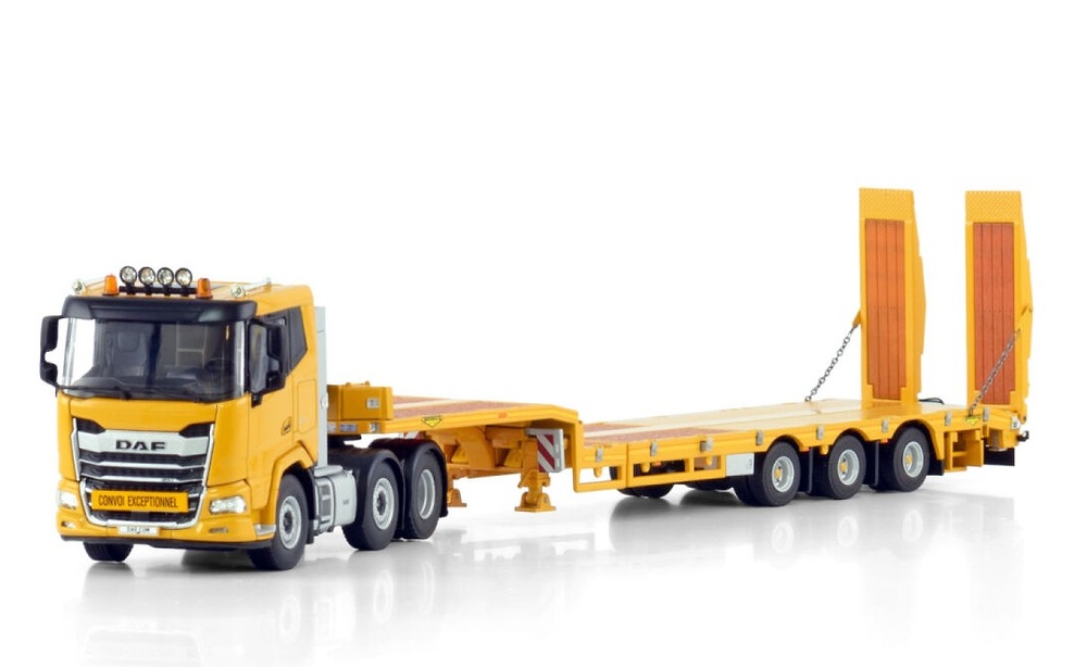 Daf XF SL + Semi Low Loader With Ramps Wsi Models 04-2206 scale 1/50 