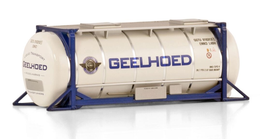 Geelhoed 20-ft tank container Wsi Models 01-4421 scale 1/50 