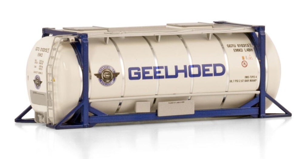 Geelhoed 20-ft tank container Wsi Models 01-4421 scale 1/50 