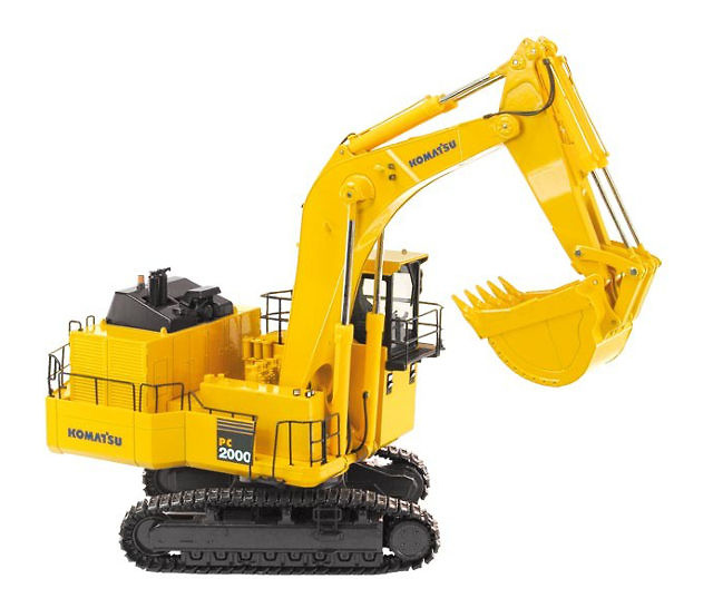 Komatsu PC 2000-8 excavator Nzg Models 7621 scale 1/50 