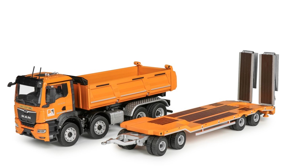 MAN TGS NN + Meiller + trailer Conrad Modelle 81247-01 scale 1/50 