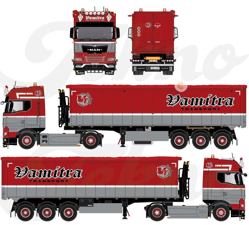 MAN TGX + trailer Vamitra Tekno 86662 