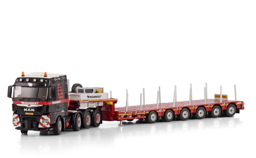 MAN TGX XLX EURO 6C + Nooteboom Manoovr - Wsi Models 410299 scale 1/50 