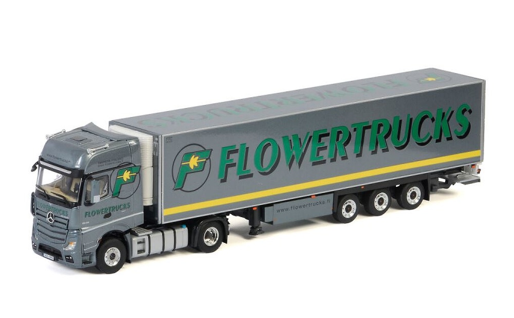 Mercedes-Benz Actros MP4 Reefer Trailer Flowertrucks Wsi Models 2958 