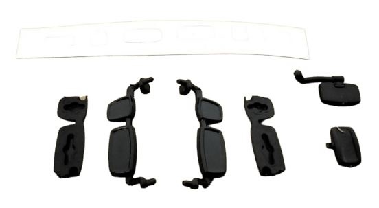 Mirror set for DAF XF 105 Tekno 78887 scale 1/50 