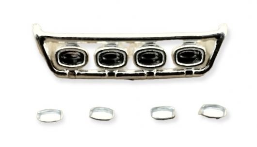 Multi bar chrome 4 oval spotlights Tekno 79394 scale 1/50 