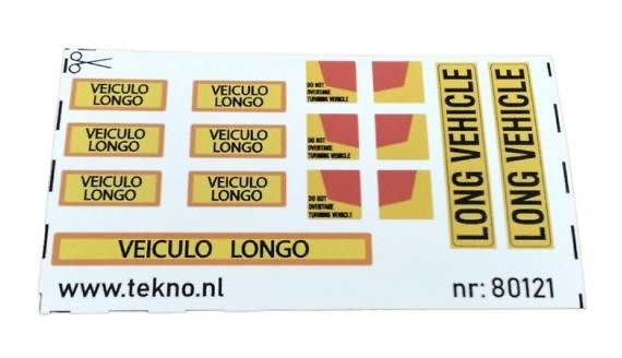 Portugal/Australia sticker set for scale model trucks Tekno 80121 