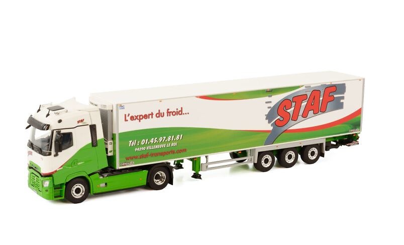 Renault T High + reefer trailer Staf Wsi Models 3432 scale 1/50 