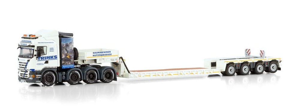 Scania R6 8x4 Streamline Highline Euro Low Loader Trinks Wsi Models 01-4192 scale 1:50 