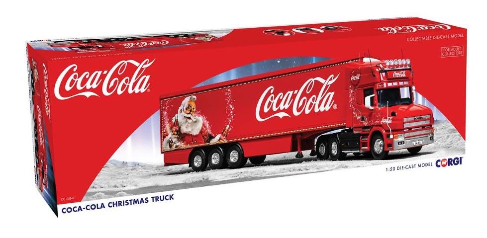 Scania with closed box Coca Cola edition Corgi cc12842 scale 1/50 