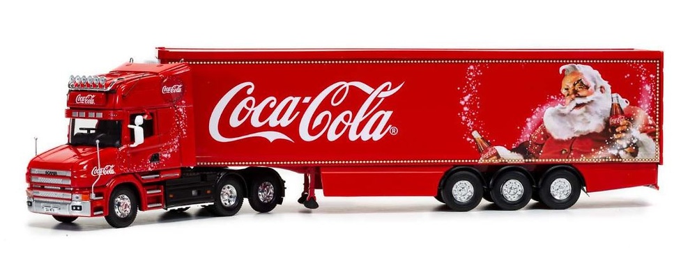 Scania with closed box Coca Cola edition Corgi cc12842 scale 1/50 