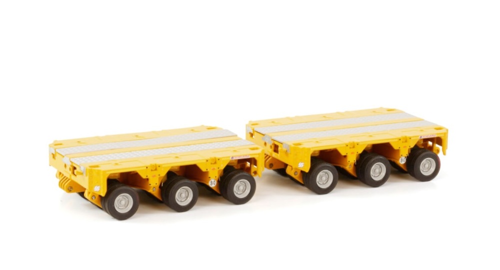 Scheuerle Inter Combi 3 axles yellow Wsi Models B.V. 04-2150 scale 1/50 