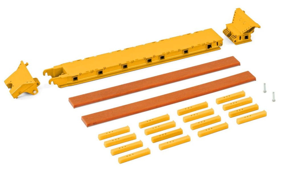 Scheuerle Inter Combi set parts : Spine bed yellow Wsi Models B.V. 04-2160 escale 1/50 