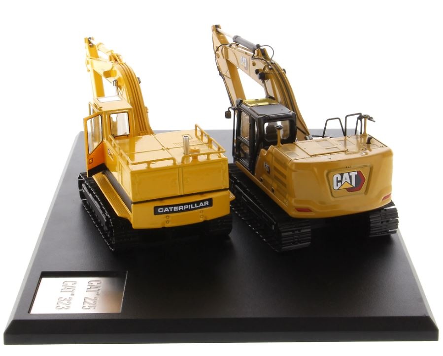 Set evolution Cat 225 and Cat 323 excavator Diecast Masters 85715 scale 1/50 