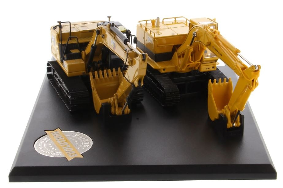 Set evolution Cat 225 and Cat 323 excavator Diecast Masters 85715 scale 1/50 