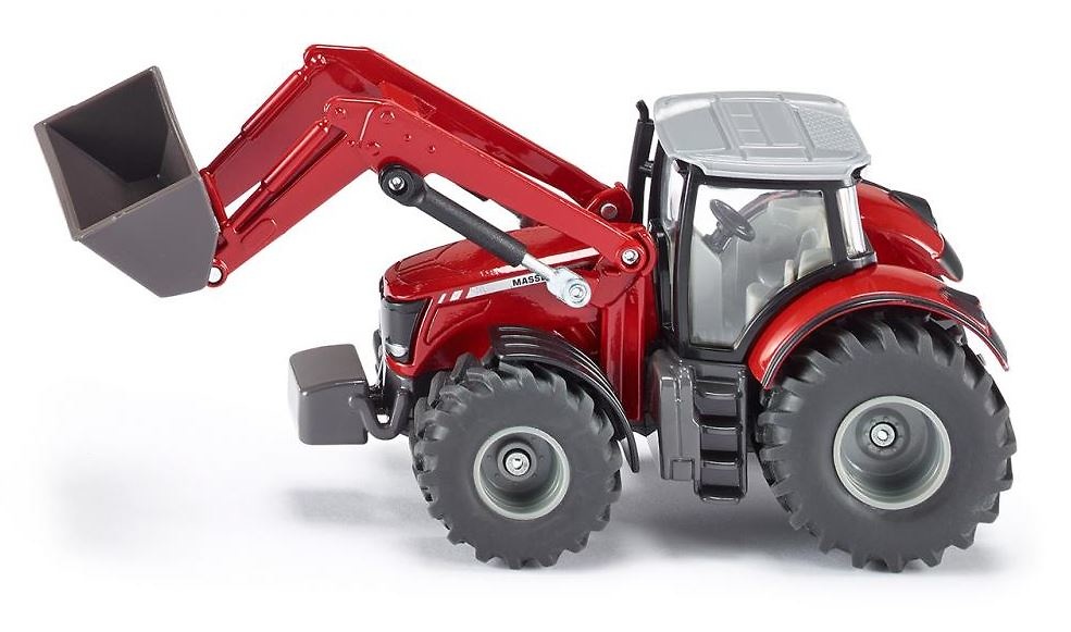 Traktor Massey Ferguson mit Frontlader Siku 1985 scale 1/50 