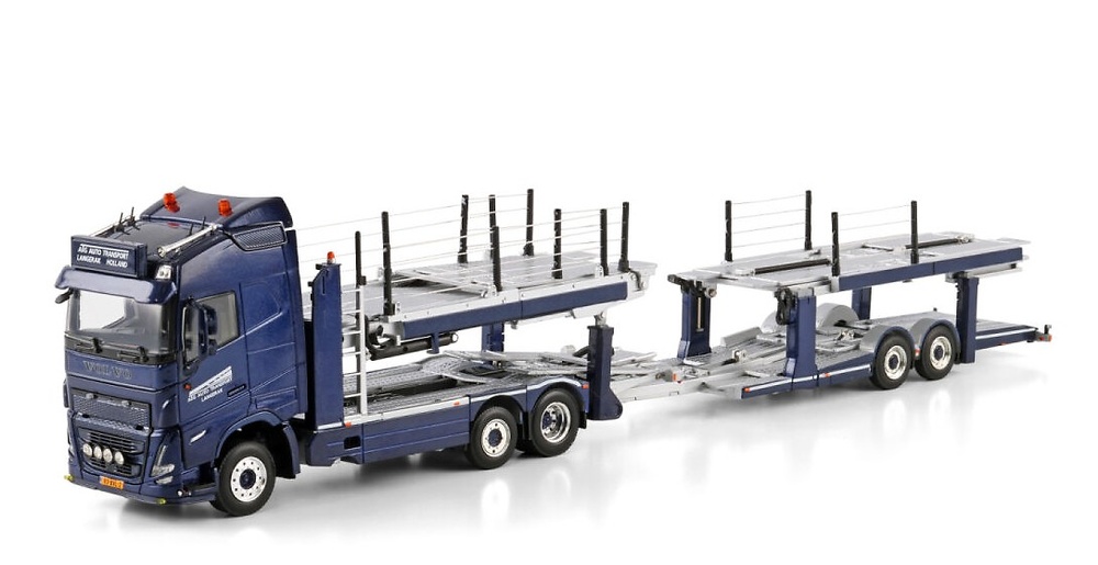 Volvo FH5 Globetrotter + Car Transporter - ATG Wsi Models 1-4527 scale 1/50 