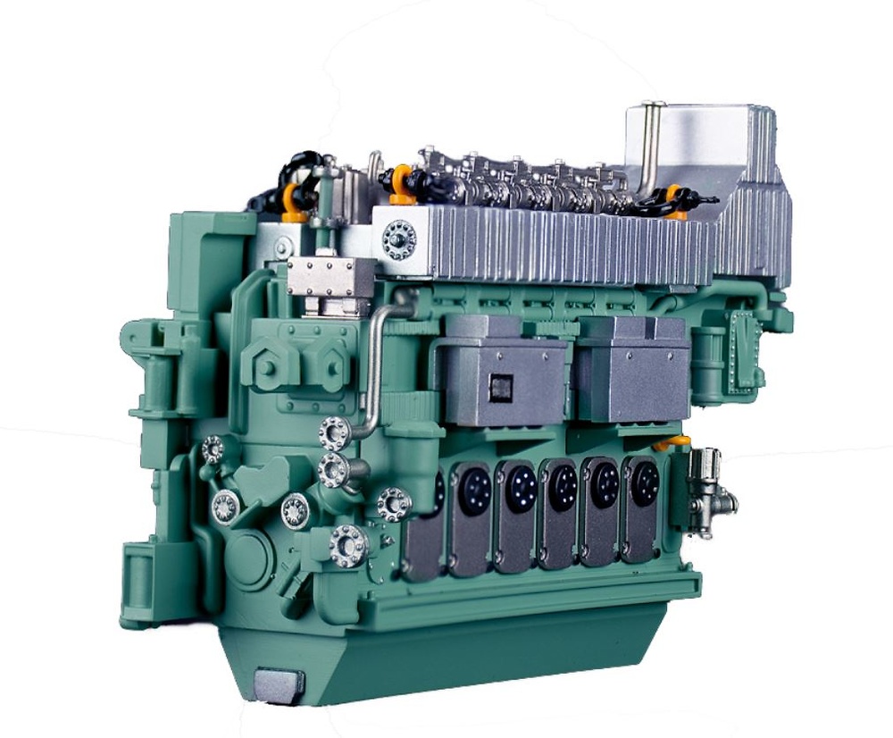 scale model of marine engine ship Imc Models 0182 