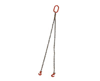 1.2mm two Chain Slings 6cm - Red Ycc Models YC303-R scale 1/50