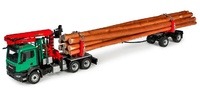 MAN TGS TN 3 axles with log transport trailer with crane, Conrad Modelle 1/50 