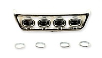 Multi bar chrome 4 oval spotlights Tekno 79394 scale 1/50