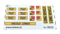 Portugal/Australia sticker set for scale model trucks Tekno 80121