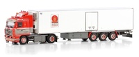 Scania 3 series streamline + refrigerated trailer P. Bjarne Andersen Wsi Models 01-4306 scale 1/50 