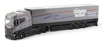 Scania Next Gen Truckstar Festival 2024 + closed box Tekno 86488 scale 1/50