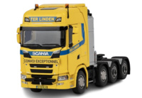 Scania S High roof 8x4 + Nooteboom 3 axle super wing carrier Imc Models 33-0142 scale 1/50