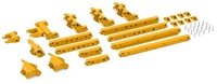 Scheuerle Inter Combi set parts : Vessel Beds Yellow Wsi Models B.V. 04-2161 scale 1/50