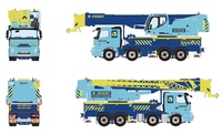 Volvo Fmx Sleeper Cab 8X4 Liebherr Ltf 1060-4.1 Jinert Wsi Models 51-2152 scale 1/50