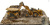 Diorama con Cat 797 Dumper + Cat 994k cargadora Diecast Masters 85762 escala 1/125