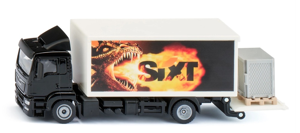 Miniatura Camión MAN Sixt de reparto Siku 1997 escala 1/50 
