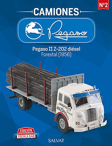 Camión classico Pegaso IIZ-202 diésel, Transportes del Mazo Madrid - Salvat - escala 1/43 