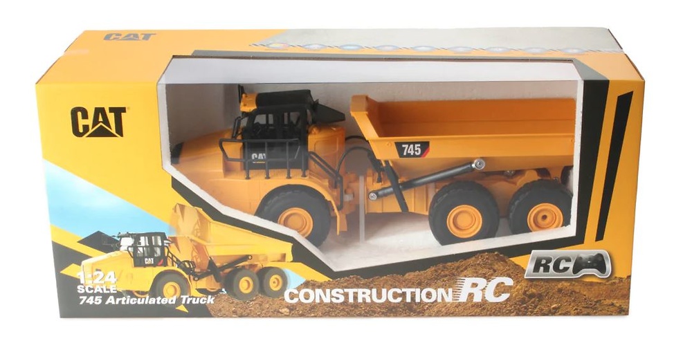 Caterpillar Cat 745 Dumper articulado - Radio Control con mando Diecast Masters 25004 escala 1/24 