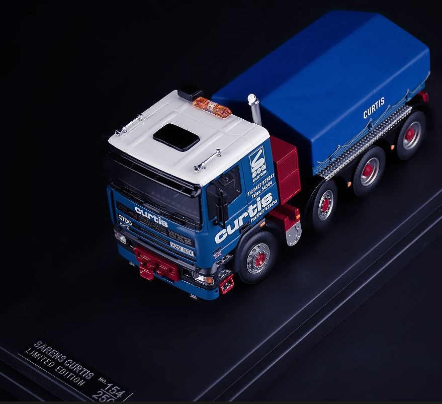 Curtis DAF 95 8x4 con Ballastbox Sarens Imc Models 20-1066 escala 1/50 