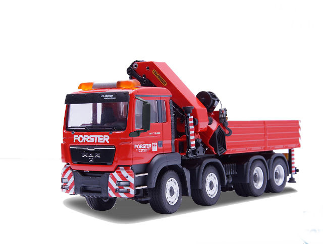 MAN TGS 4 ejes con grua Palfinger, Conrad Modelle 1/50 71196 