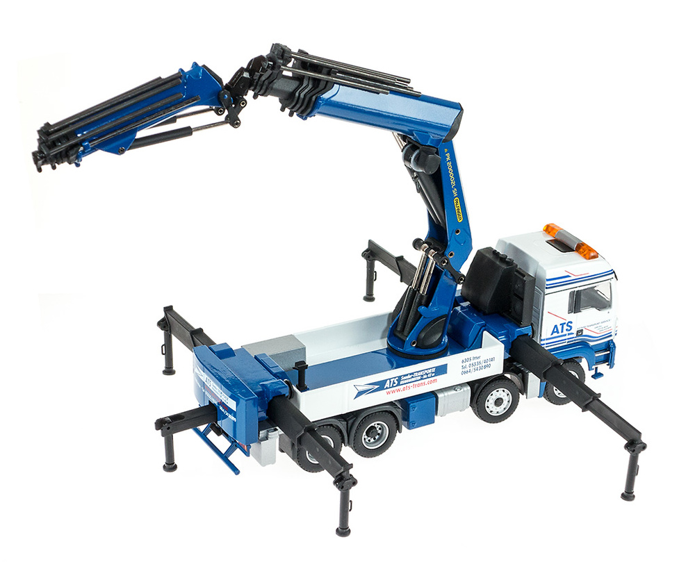 Man Tgs Euro 5 8x4 con grua Palfinger PK 200002, Conrad Modelle 75224 