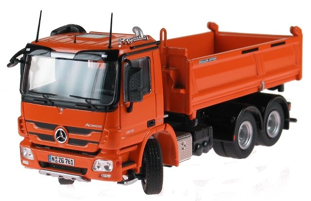 Mercedes Benz Actros MP3 3-ejes Volquete, NZG 761/65 