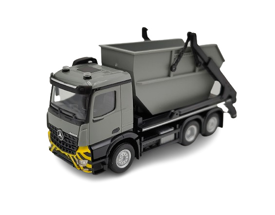 Mercedes Benz Arocs M 3 ejes gris 47-317863 Herpa 1/87 